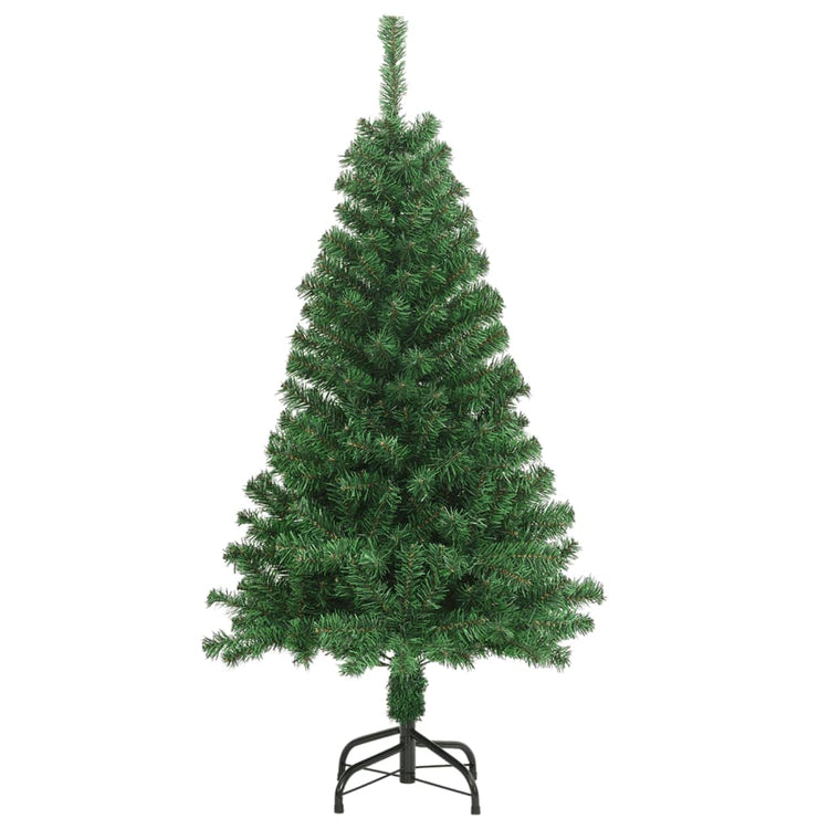 Vidaxl Kunstkerstboom mit dicken Zweigen 120 cm PVC Grün