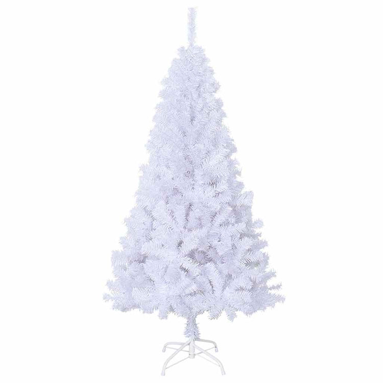 Vidaxl Kunstkerstboom mit dicken Zweigen 120 cm PVC Weiß