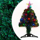 VIDAXL -Weihnachtsbaum mit LED und Standard 64 cm Faser -Optik