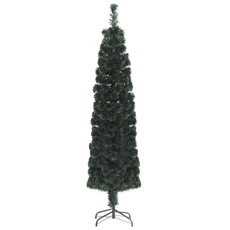 VIDAXL KUNSTKERSTBOOM mit Standard -Schmale 180 cm Faser -Optik