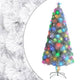 Vidaxl Kunstkerstboom mit Beleuchtung 150 cm Glasfaserweiß