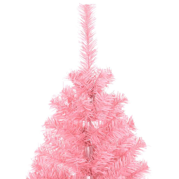 Vidaxl Kunstkerstboom mit Standard 120 cm PVC Pink