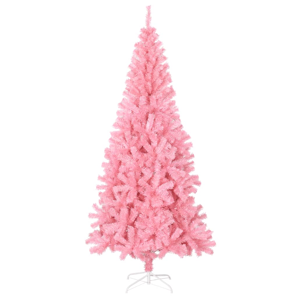 VIDAXL KUNSTKERSTBOOM mit Standard 240 cm PVC Pink