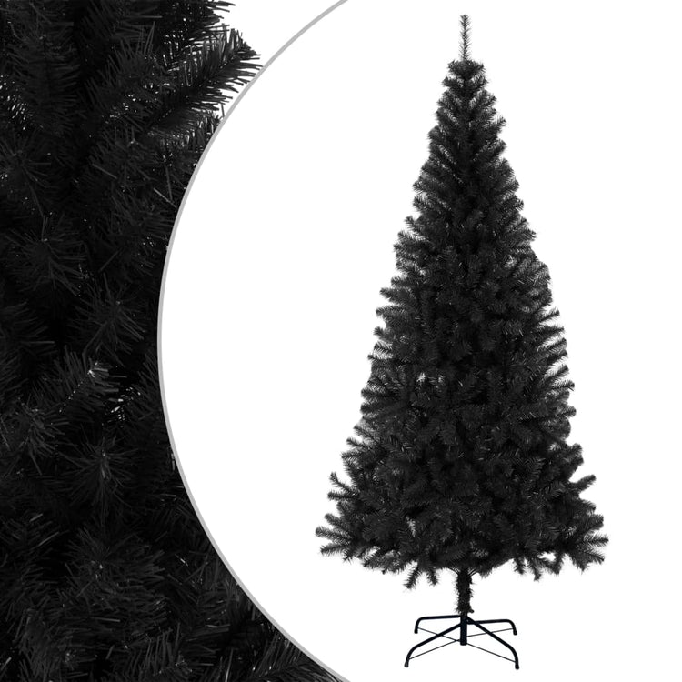 Vidaxl Kunstkerstboom mit Standard 240 cm PVC Schwarz