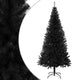 Vidaxl Kunstkerstboom mit Standard 240 cm PVC Schwarz