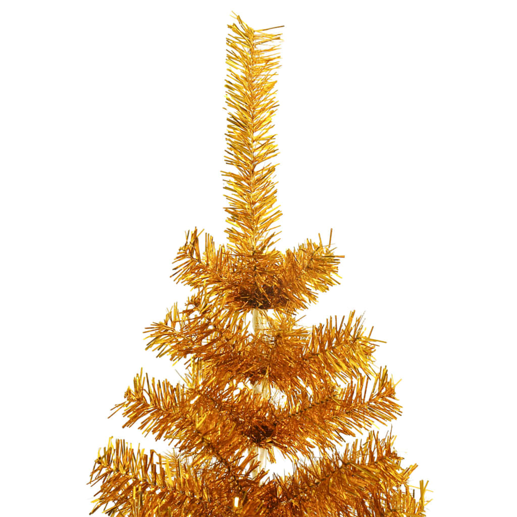 Vidaxl Kunstkerstboom mit Standard 240 cm goldfarben