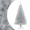 Vidaxl Kunstkerstboom mit Standard -120 -cm -Kappe silberfarben