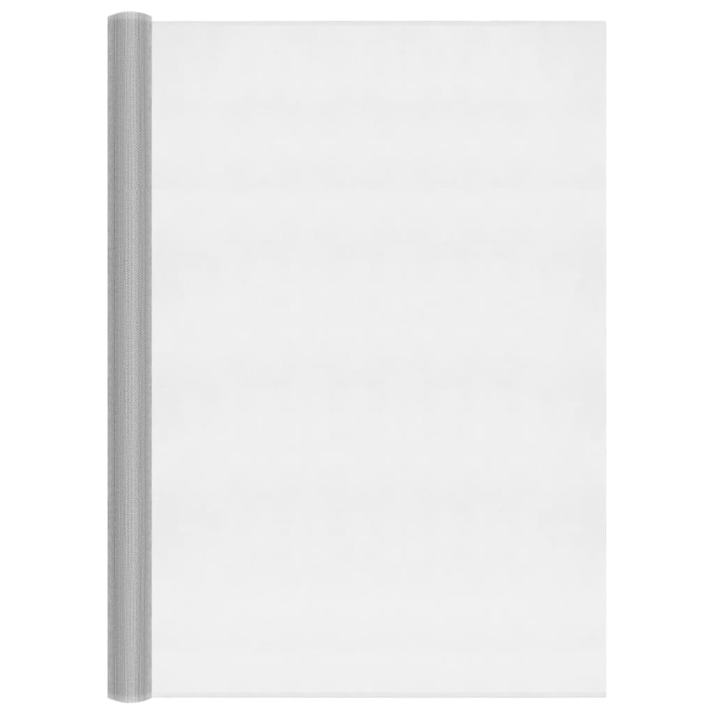 Vidaxl -Netz 112x2000 cm Aluminium Silberfarbe
