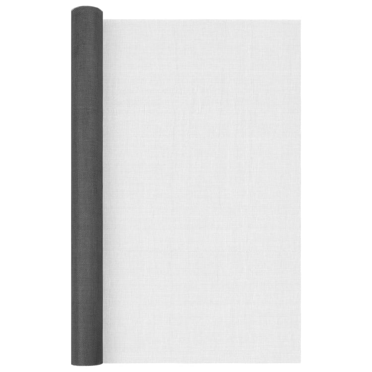 VIDAXL MESH 60x2000 cm Faserschwarz schwarz