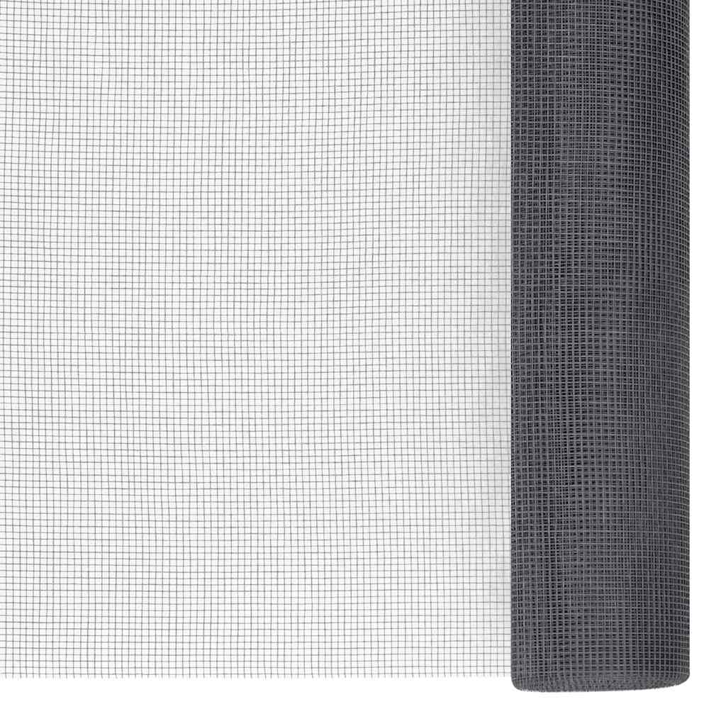 Vidaxl Mesh 80x1000 cm Glasfasergrau