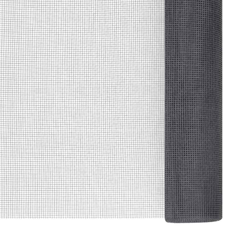 Vidaxl Mesh 80x1000 cm Glasfasergrau