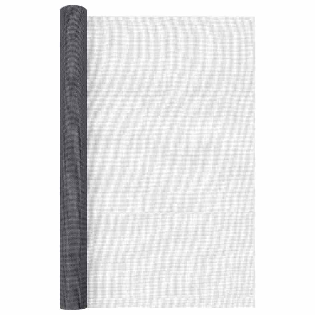 Vidaxl Mesh 80x1000 cm Glasfasergrau