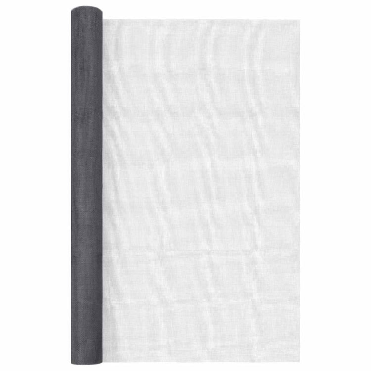 Vidaxl Mesh 80x1000 cm Glasfasergrau