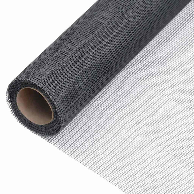Vidaxl Mesh 80x2000 cm Glasfasergrau
