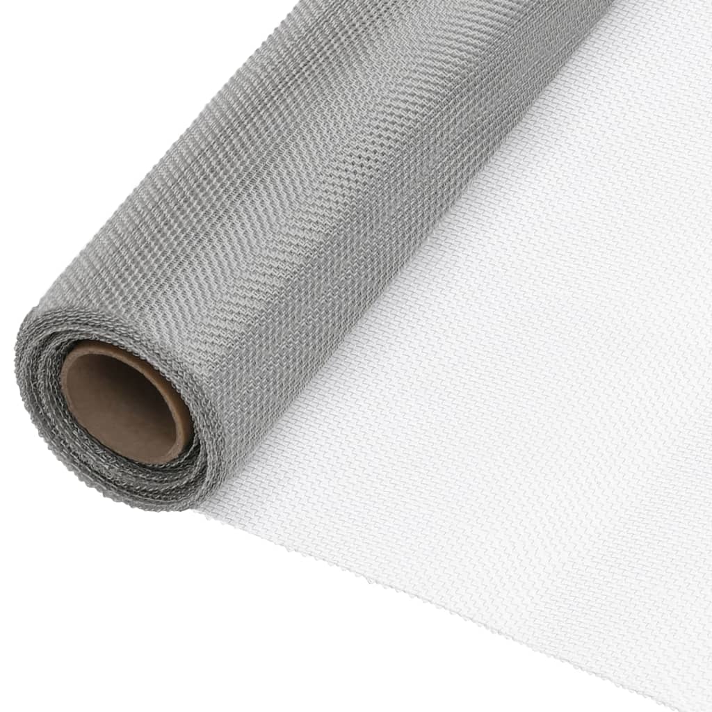 Vidaxl Mesh 60x500 cm Edelstahl Silberfarbe