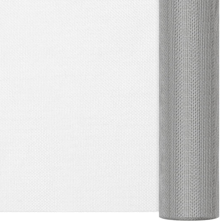 Vidaxl Mesh 60x500 cm Edelstahl Silberfarbe