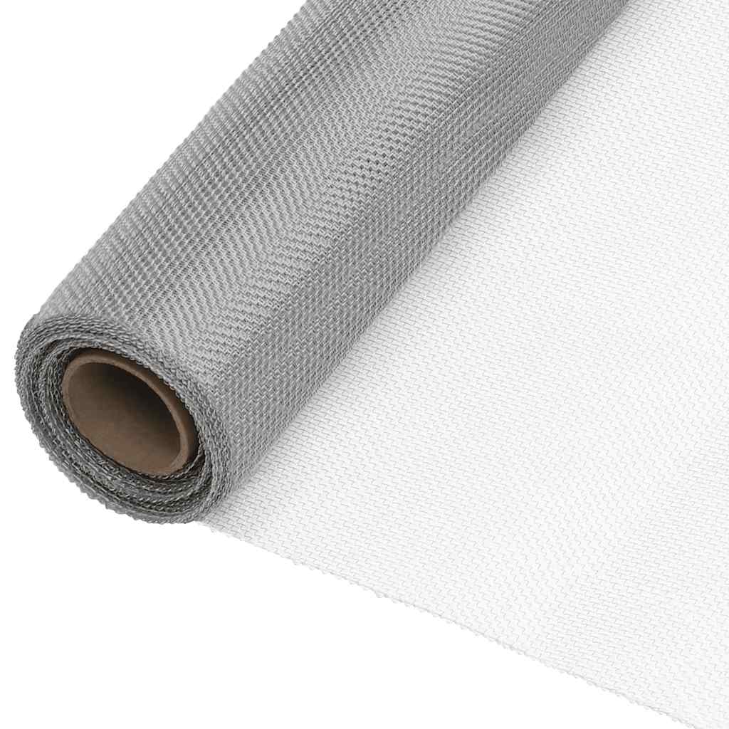 Vidaxl Mesh 60x1000 cm Edelstahl Silberfarbe