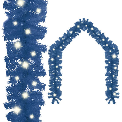 Vidaxl Weihnachtsgirlande mit LED -Leuchten 5 m blau