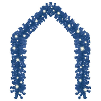 Vidaxl Weihnachtsgirlande mit LED -Leuchten 5 m blau