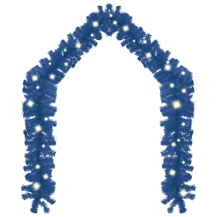 Vidaxl Weihnachtsgirlande mit LED -Leuchten 5 m blau