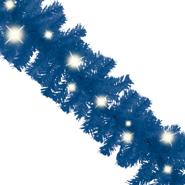 Vidaxl Weihnachtsgirlande mit LED -Leuchten 5 m blau