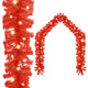 Vidaxl Weihnachtsgirlande mit LED -Leuchten 20 m rot