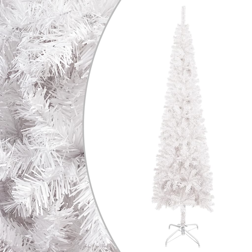 Vidaxl Weihnachtsbaum schmal 120 cm Weiß