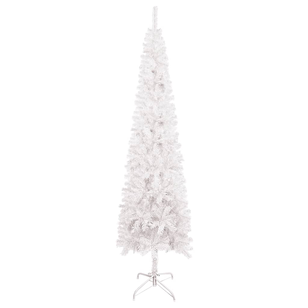 Vidaxl Weihnachtsbaum schmal 180 cm Weiß
