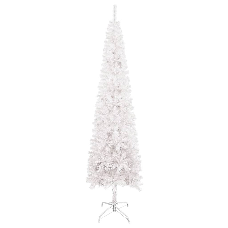 Vidaxl Weihnachtsbaum schmale 240 cm Weiß