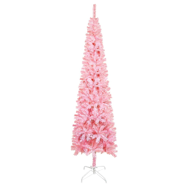 VidaXL Weihnachtsbaum schmal 180 cm rosa