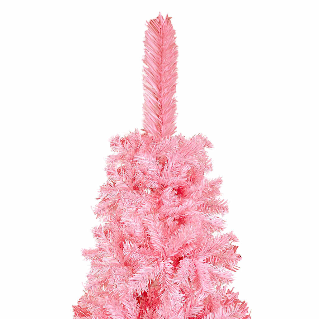 VidaXL Weihnachtsbaum schmal 180 cm rosa