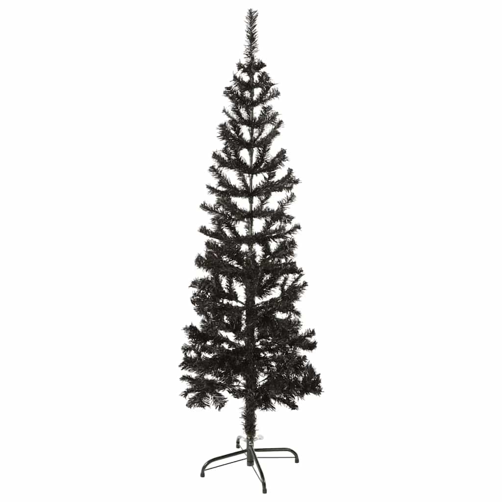 Vidaxl Weihnachtsbaum schmal 150 cm schwarz