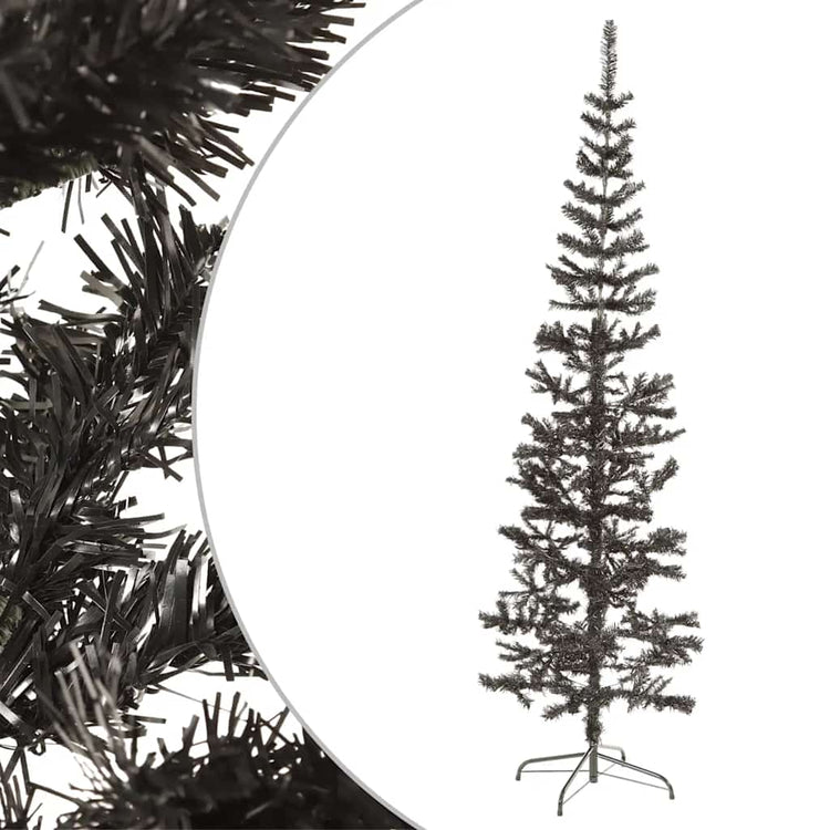 Vidaxl Weihnachtsbaum schmal 210 cm schwarz