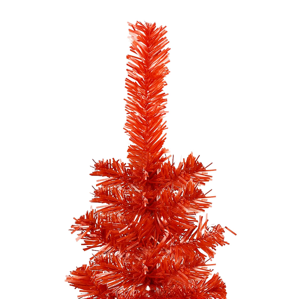 Vidaxl Weihnachtsbaum schmal 150 cm rot