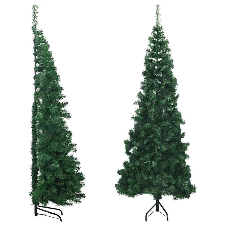 Vidaxl Kunstkerstboom Hoek 210 cm PVC Green