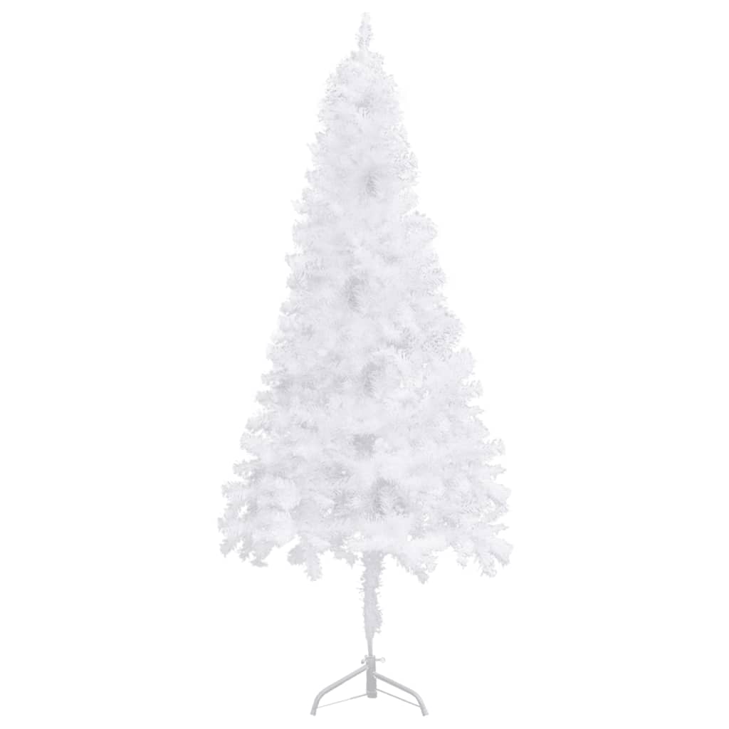 Vidaxl Kunstkerstboom Hoek 240 cm PVC Weiß