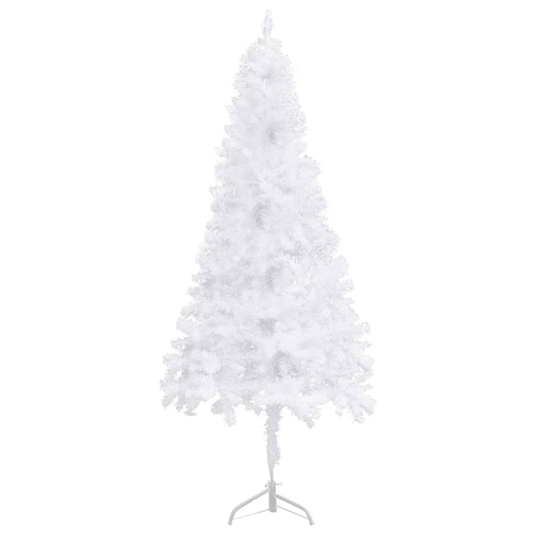 Vidaxl Kunstkerstboom Hoek 240 cm PVC Weiß