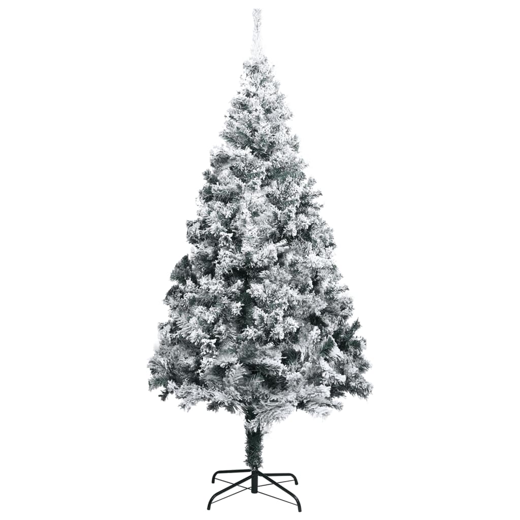 Vidaxl Kunstkerstboom mit Schnee PVC 400 cm Grün