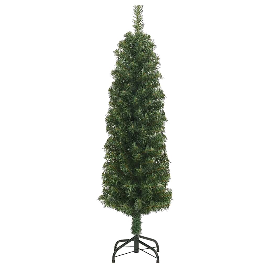 Vidaxl Kunstkerstboom mit Standardschmal 120 cm PVC Grün