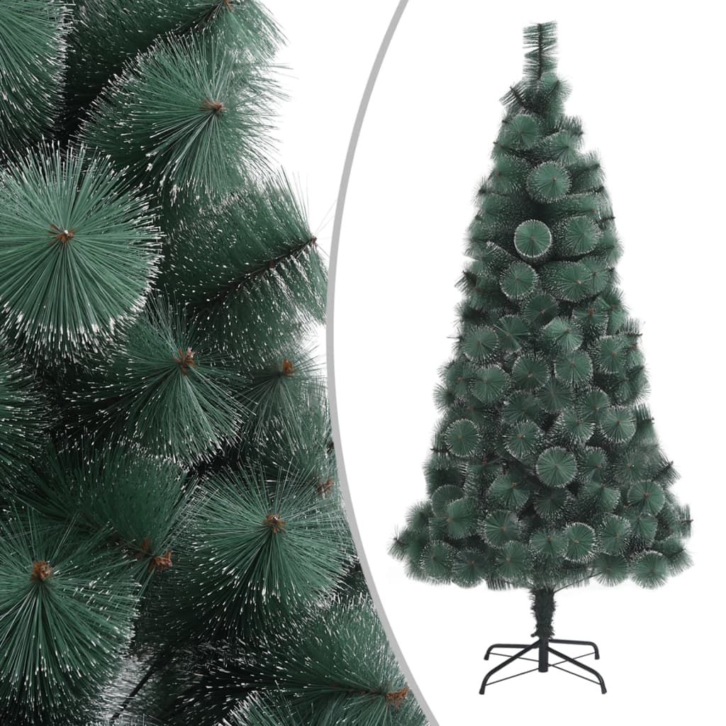 Vidaxl kunstkerstboom mit Standard 210 cm Haustiergrün