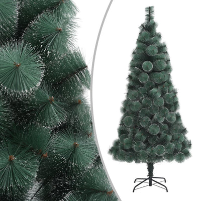 Vidaxl kunstkerstboom mit Standard 210 cm Haustiergrün