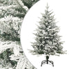 Vidaxl Kunstkerstboom mit Schnee 120 cm PVC und PE Green