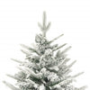 Vidaxl Kunstkerstboom mit Schnee 120 cm PVC und PE Green