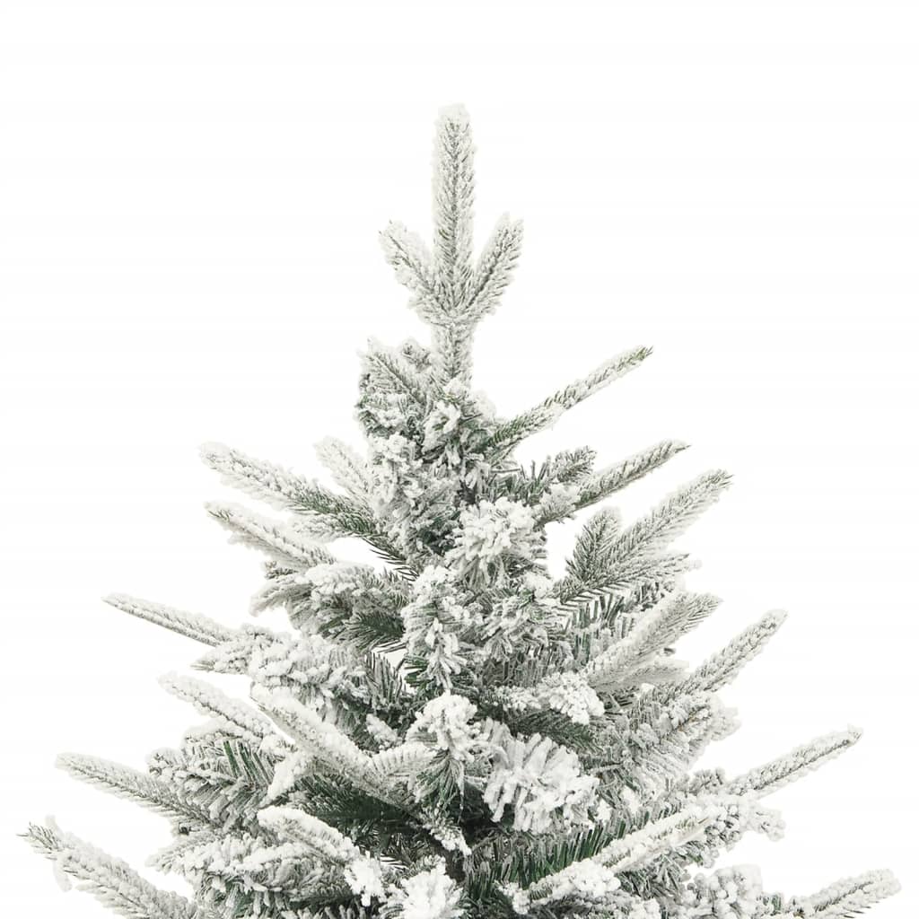 Vidaxl Kunstkerstboom mit Schnee 120 cm PVC und PE Green