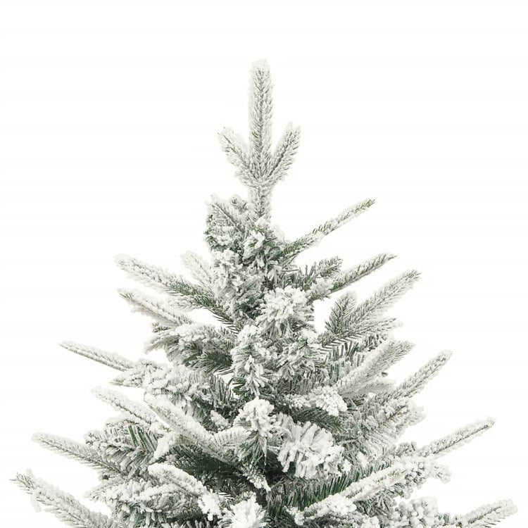 Vidaxl Kunstkerstboom mit Schnee 120 cm PVC und PE Green
