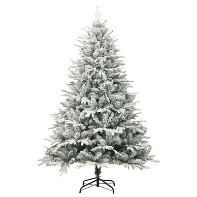 Vidaxx künstlicher Weihnachtsbaum mit Schneeflocken 180 cm PVC und PE grün