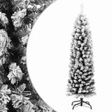 Vidaxl Kunstkerstboom mit Schneeschmale 120 cm PVC Green - afbeelding 2