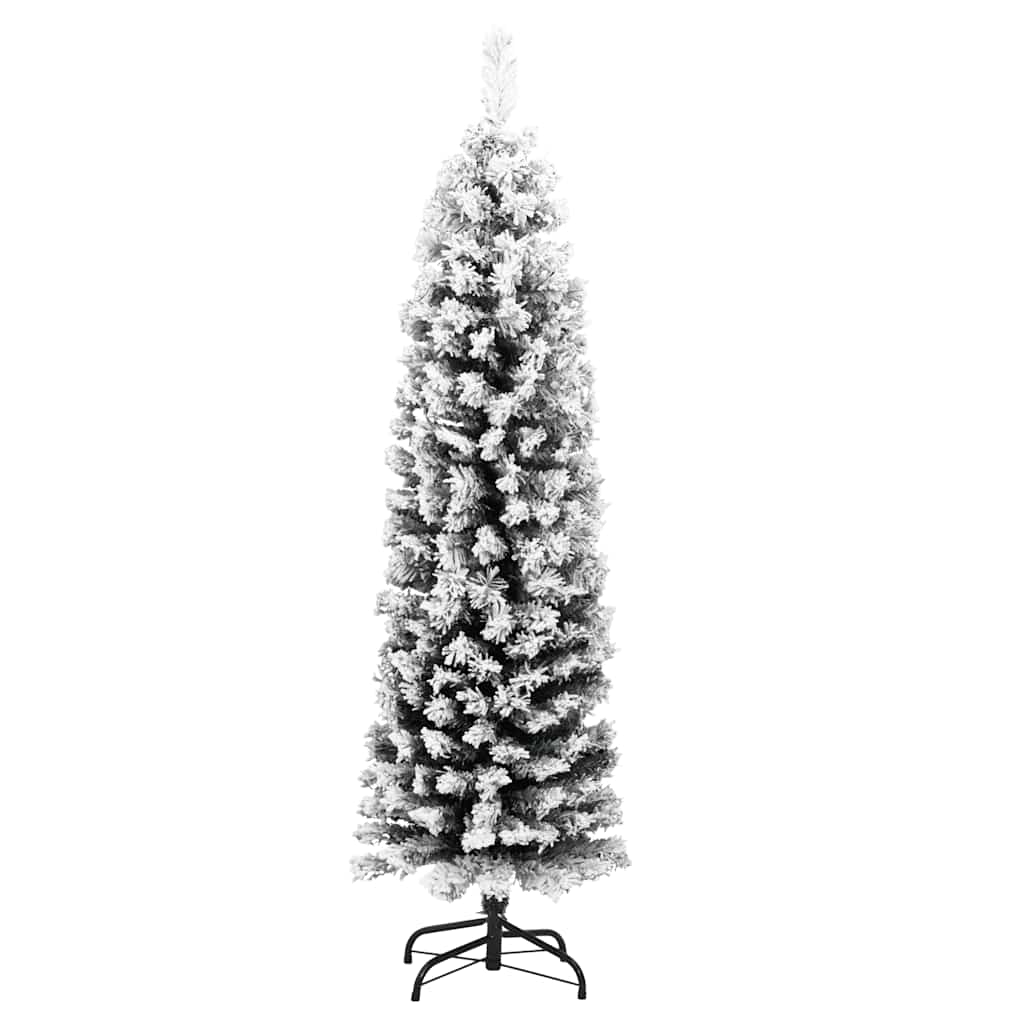 Vidaxl Kunstkerstboom mit Schneeschmale 120 cm PVC Green