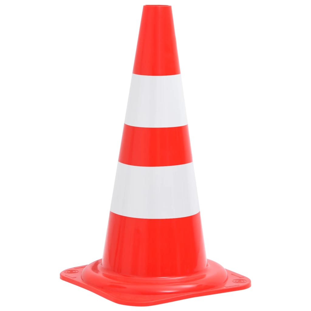 VIDAXL -Verkehrskegel 20 St reflektierend 50 cm Rot und Weiß