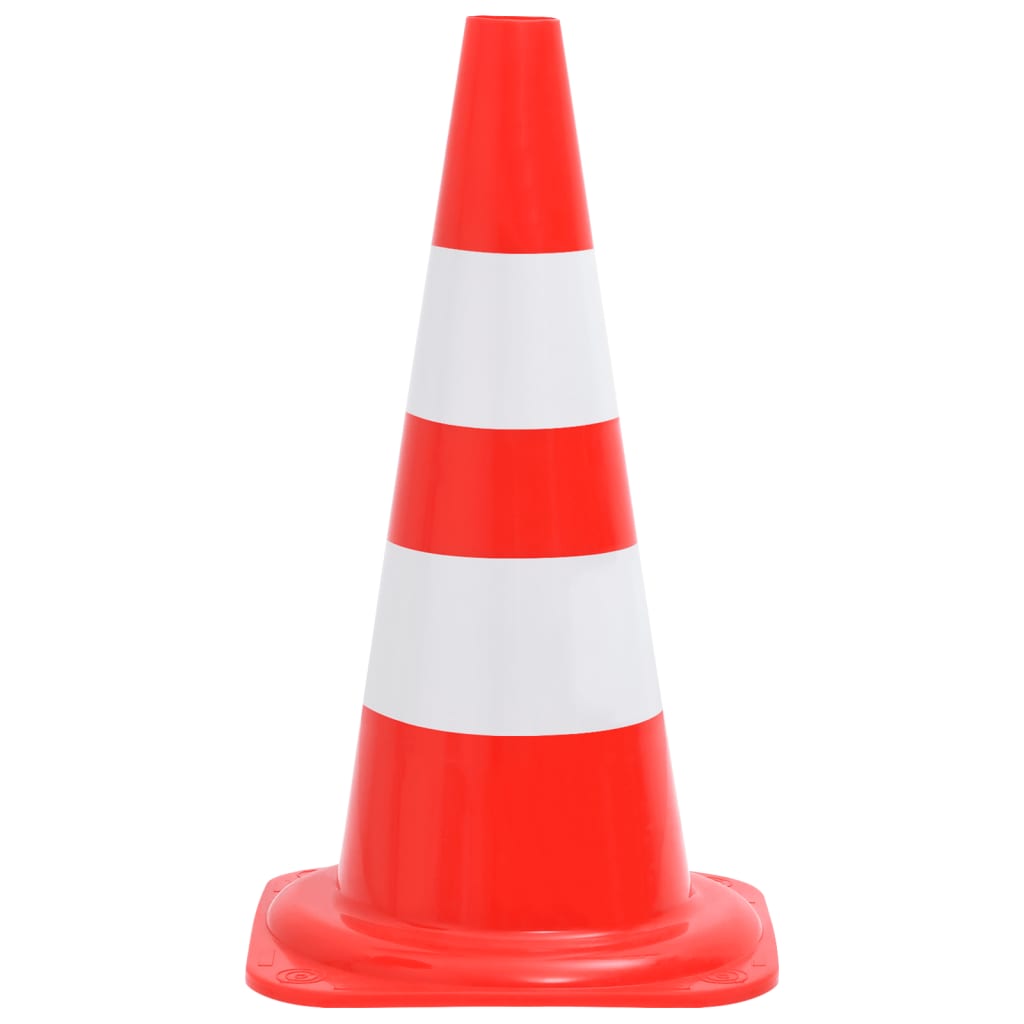 VIDAXL -Verkehrskegel 20 St reflektierend 50 cm Rot und Weiß